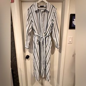 Lane Bryant Shirt Dress Size 22-Button Front with Belt